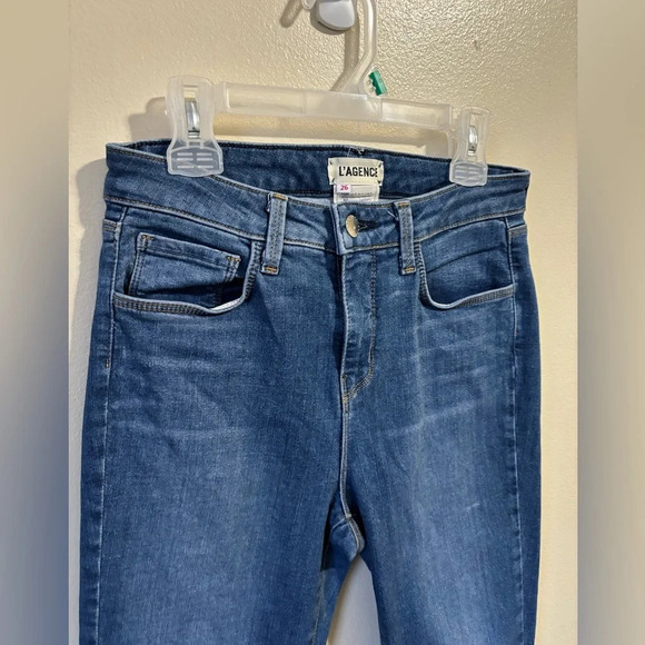 L’AGENCE Margot Jean Skinny High Rise Light Vintage Size 26 - Picture 9 of 15